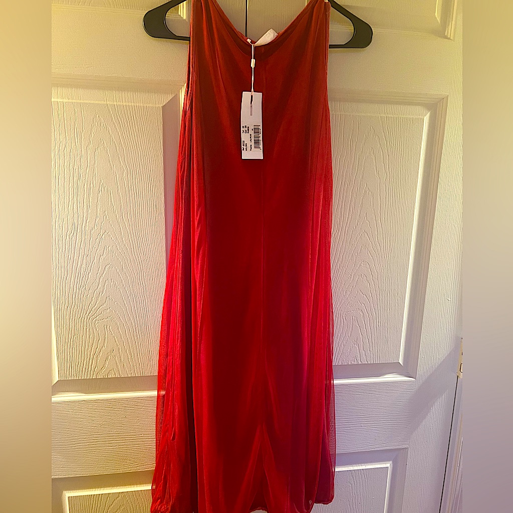 Fred Sabatier Red Shift Dress Nwt